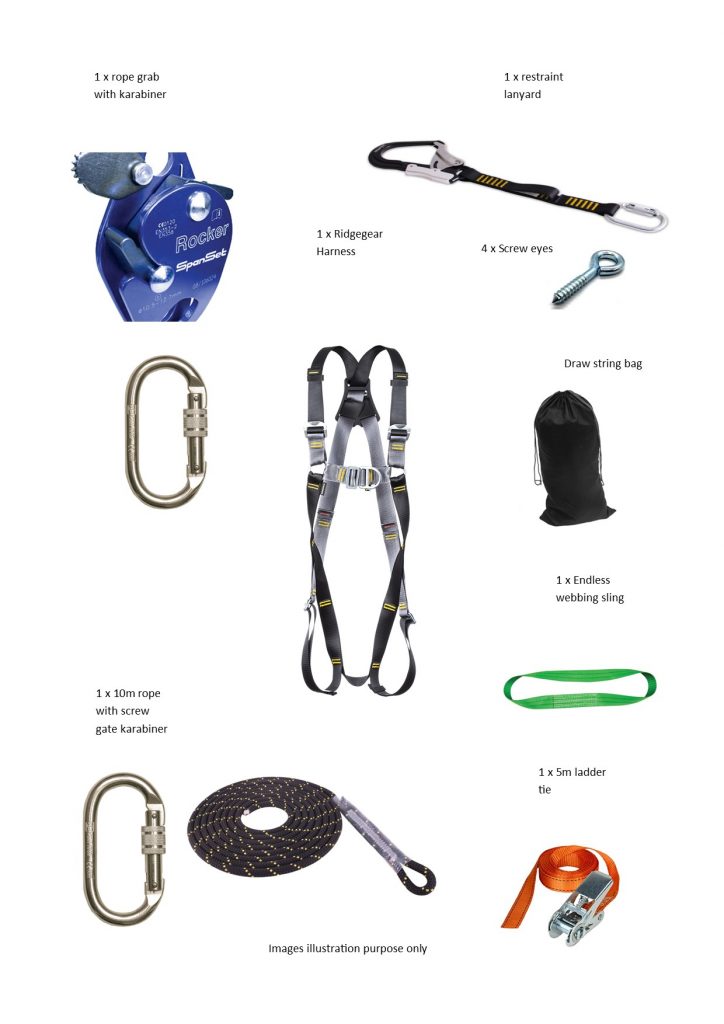 Ladder safety kit